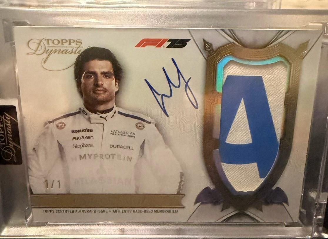 Carlos Sainz · 2025 Topps Dynasty F1 · Gold 1/1