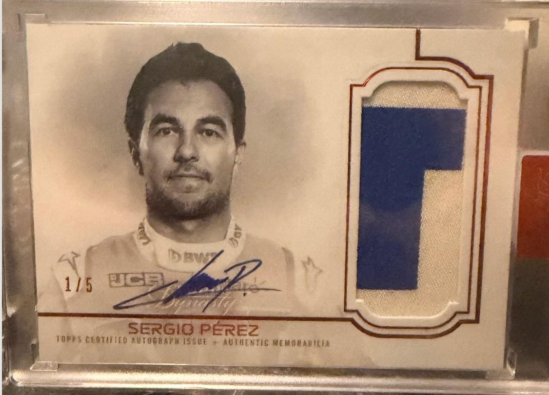 Sergio Perez · 2020 Tops Dynasty F1 · 1/5